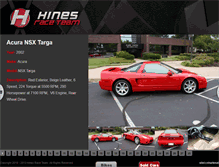 Tablet Screenshot of hinesraceteam.com